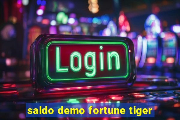 saldo demo fortune tiger